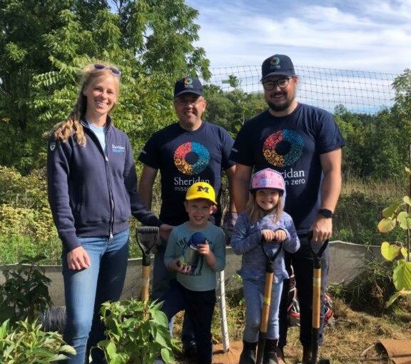 Sheridan Team at Tree Planting