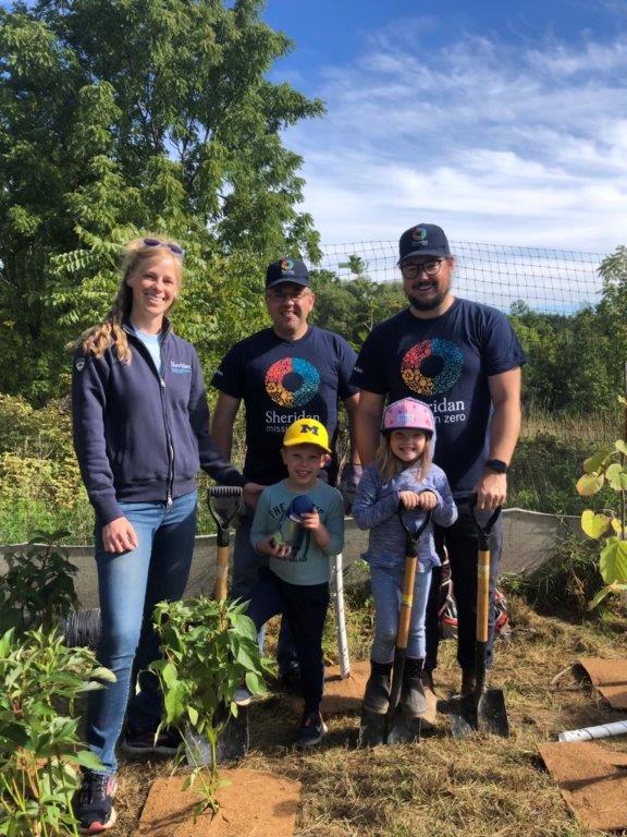 Sheridan Team at Tree Planting