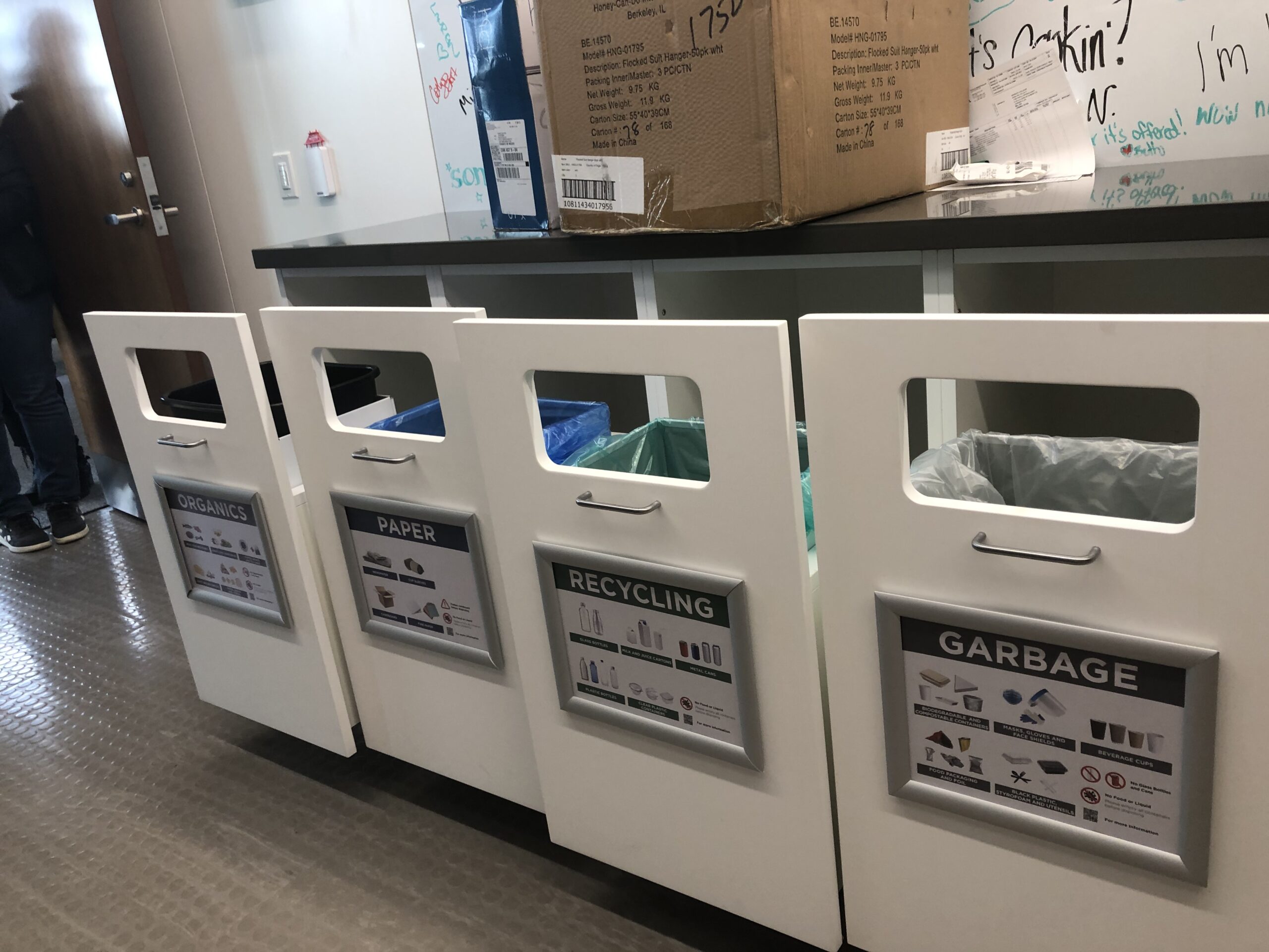 Waste Sorting Bins